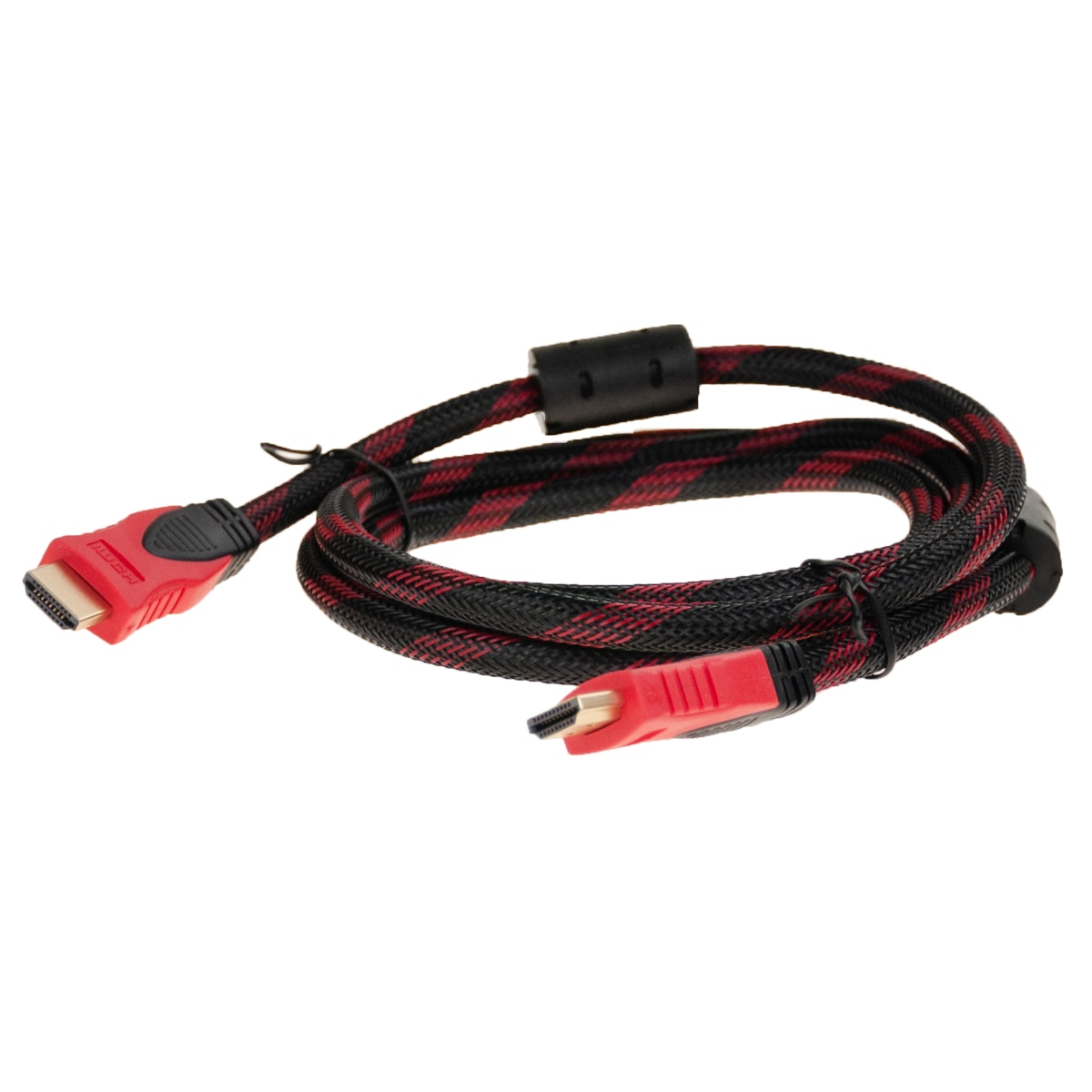 Кабел, SakupyTV, HDMI - HDMI, 4K Full HD, 3 м, черен/червен - eMAG.bg