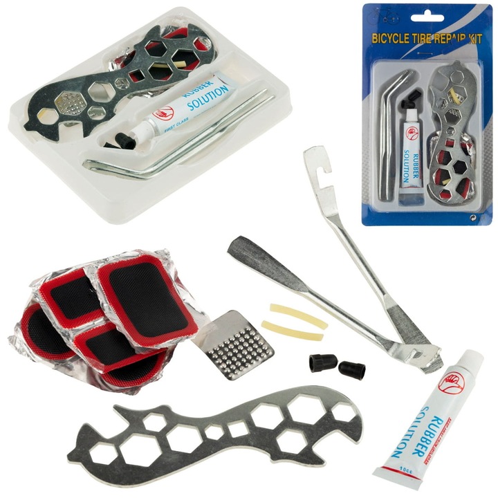Kit vulcanizare pentru bicicleta, ZakupyTV, Multicolor