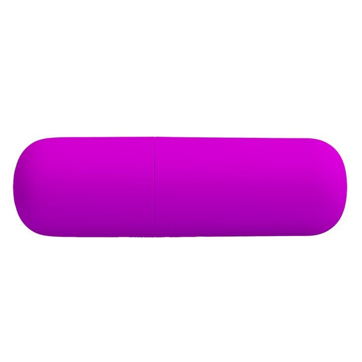 Mini diszkrét masszírozó, Pretty Love, 12 funkciós, szilikon, ABS, vízálló, 60x18mm