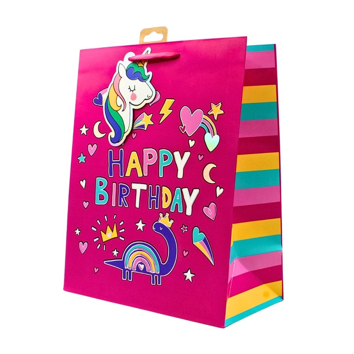 Подаръчна торбичка Clairefontaine L Dino Unicorn