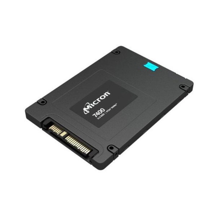 SSD сървър Micron 7400 PRO, 960GB, NVMe U.3 7mm, Non-SED, 2.5"