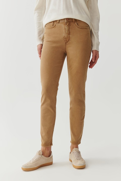 Tatuum, Blugi regular fit cu talie inalta Romiki, Portocaliu persan, M