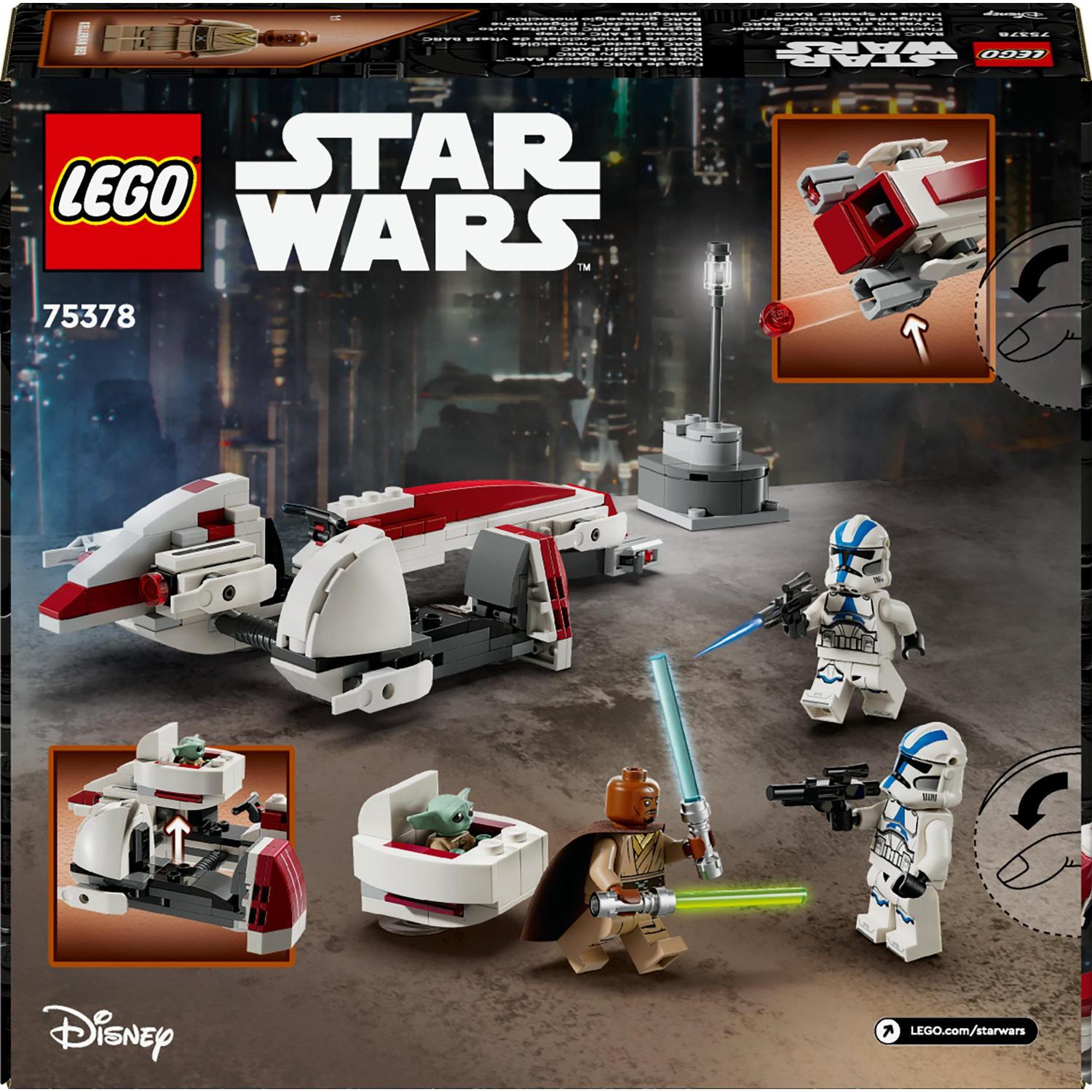 LEGO® Star Wars™ - Evadare pe motocicleta de viteza BARC 75378