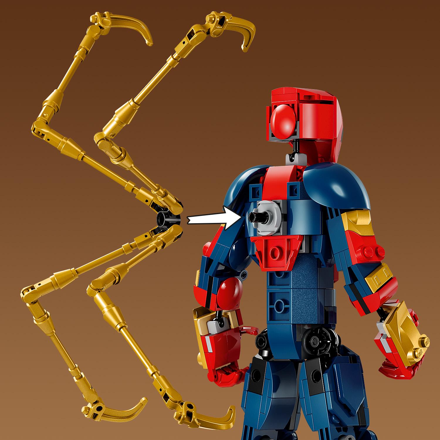 LEGO® Marvel - Figurina de constructie Omul Paianjen de fier 76298
