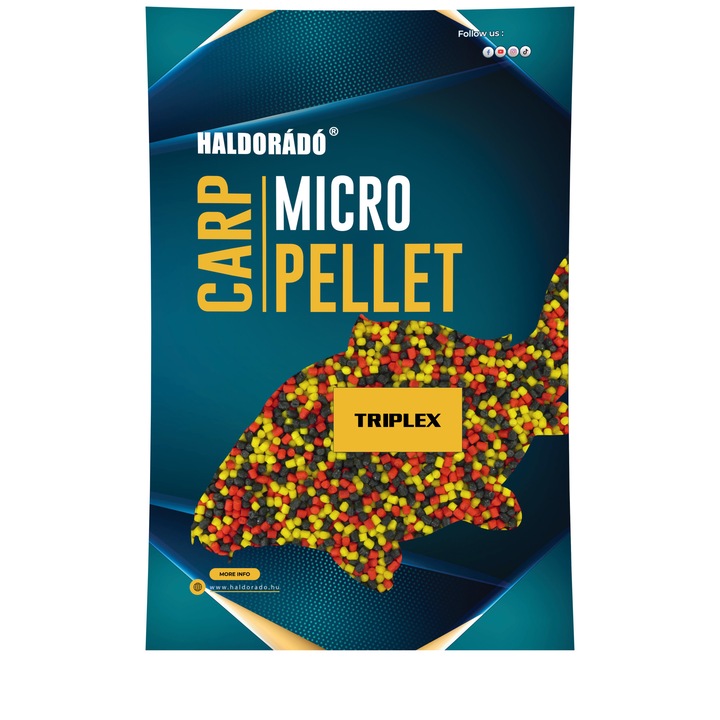 Pelete, Haldorado, Carp Micro Pellet 3mm, 600g, TripleX