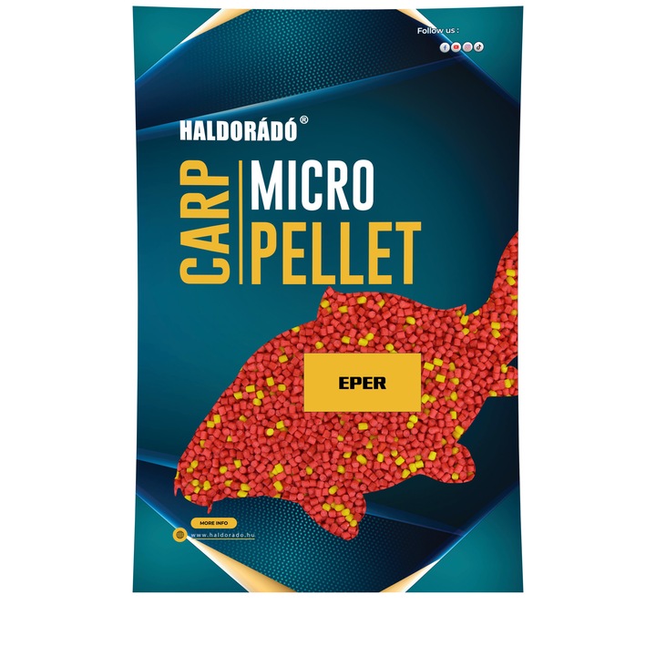Pelete, Haldorado, Carp Micro Pellet 3mm, 600g, Capsuna