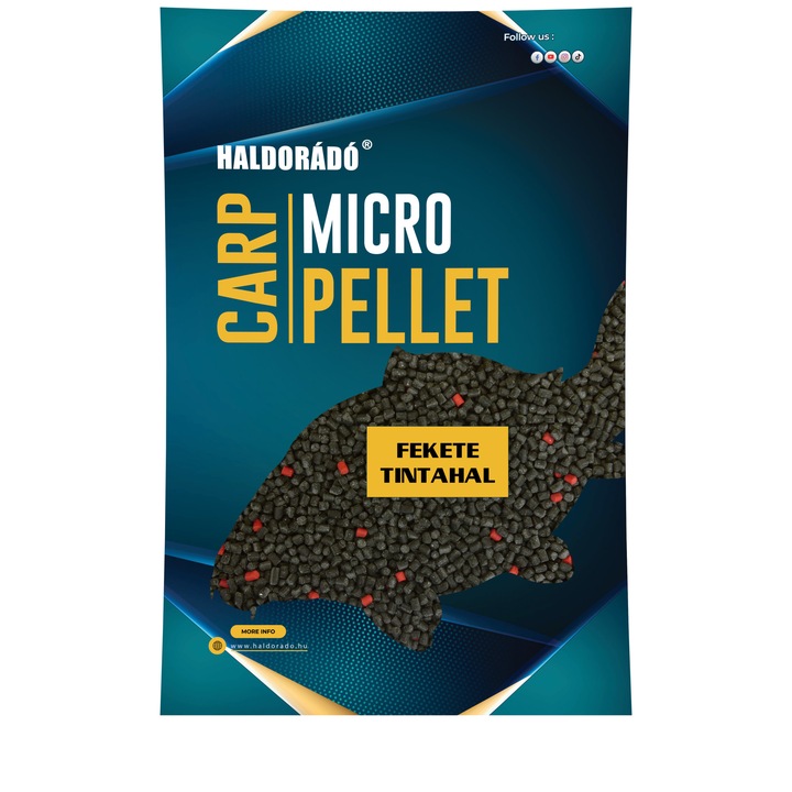 Pelete, Haldorado, Carp Micro Pellet 3mm, 600g, Black Squid