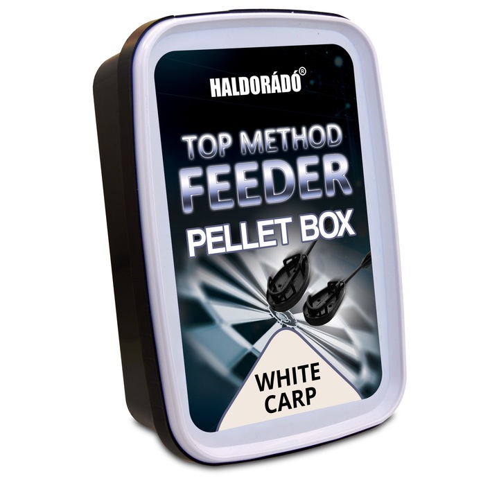 Pelete, Haldorado, Top Method Feeder Pellet Box, 400g, White Carp