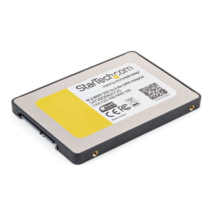 Adaptor SSD StarTech SAT2M2NGFF25, 2.5" SATA III