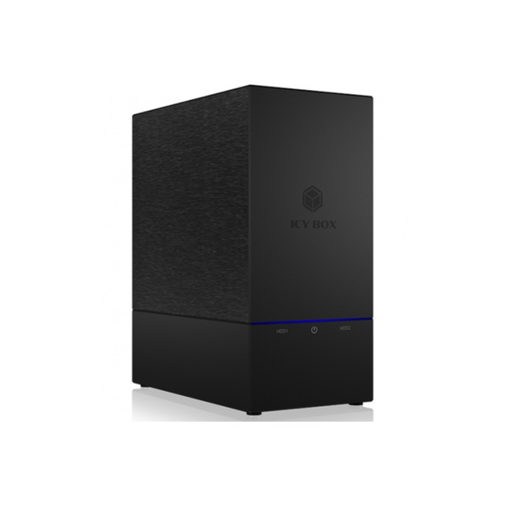 Raidsonic IcyBox IB-RD3621-C31 External 2 bay RAID enclosure for 2x 2,5"or 3,5" SATA Black, 176535, Mobilrack