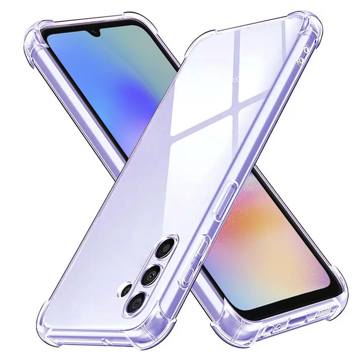 Силиконов Калъф Techsuit за Samsung Galaxy A05s, Противоударен, Прозрачен