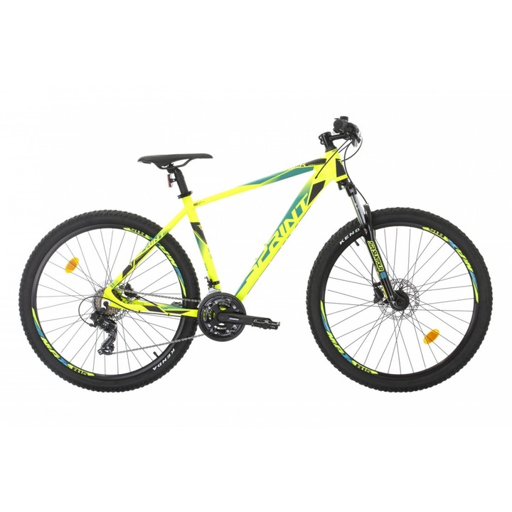 Bicicleta MTB Sprint Maverick 29 Verde Neon Mat 480 mm 2022
