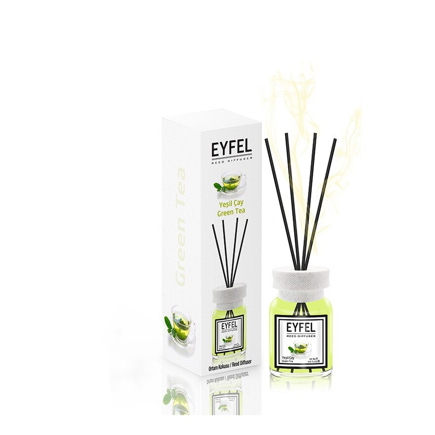 Difuzor de arome cu betisoare, Eyfel, Green Tea, 120ml - eMAG.ro