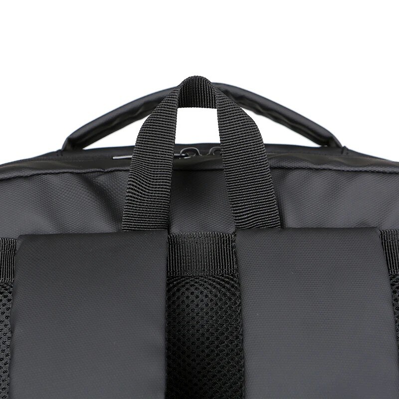 Rucsac laptop 17" pentru calatorii, expandabil, cu buzunar antifurt si port USB, Escalate, 31x19/24x47 cm, Negru