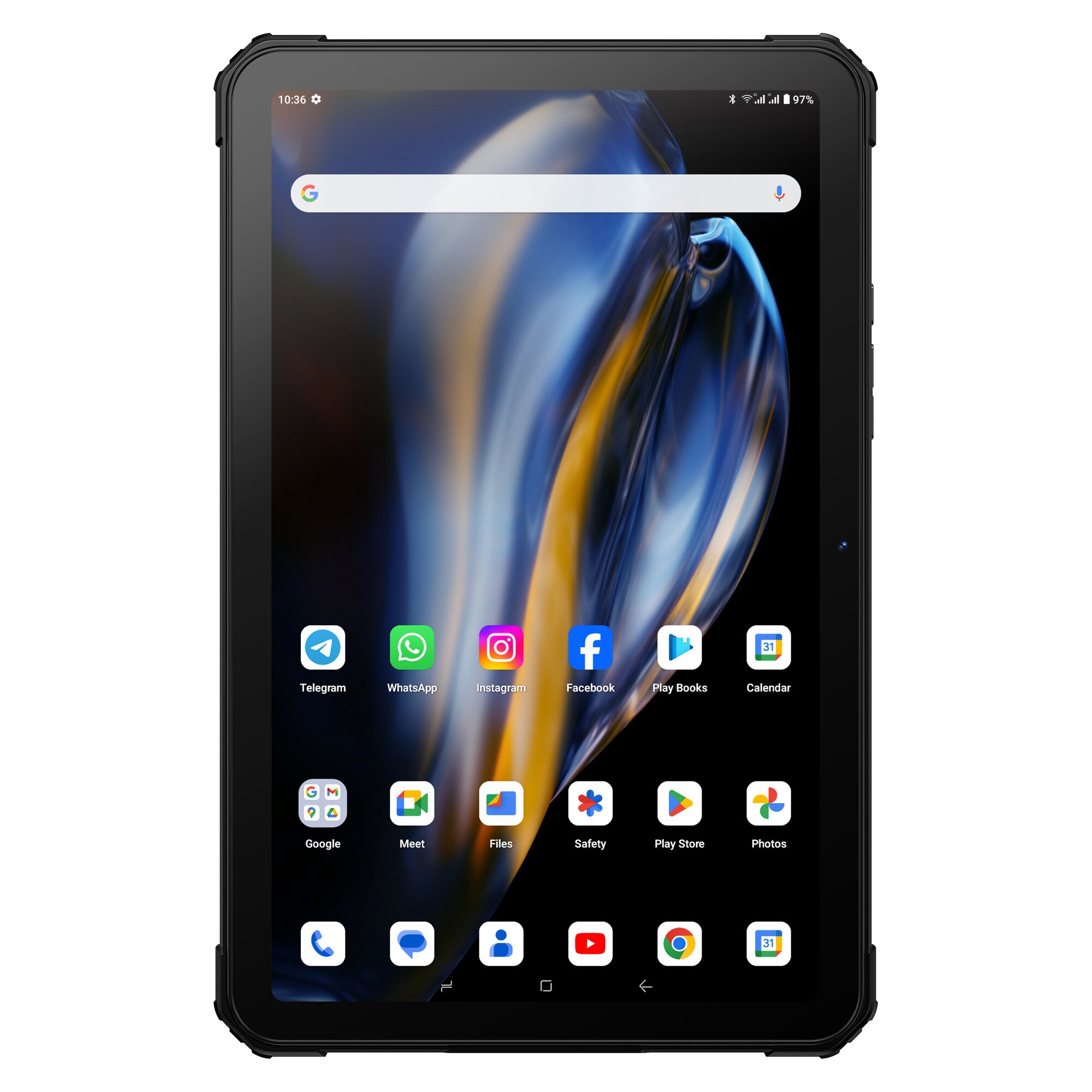 Tableta FOSSiBOT DT2, 10.4'' HD, Android 13.0, 4G+WiFi 6, 20(12+8) GB RAM+256GB ROM, octa-core, Baterie 22000mAh, 66W Fast Charge, 64MP + 32MP, Bluetooth BT5.0, OTG, GPS, Dual SIM, Negru/Albastru