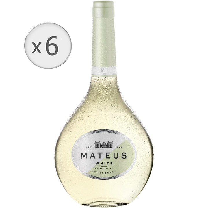 Vin Alb Mateus, Demisec, 6 x 0.75l