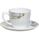 Set 12 piese pentru cafea Dinova Decor Gray, opal