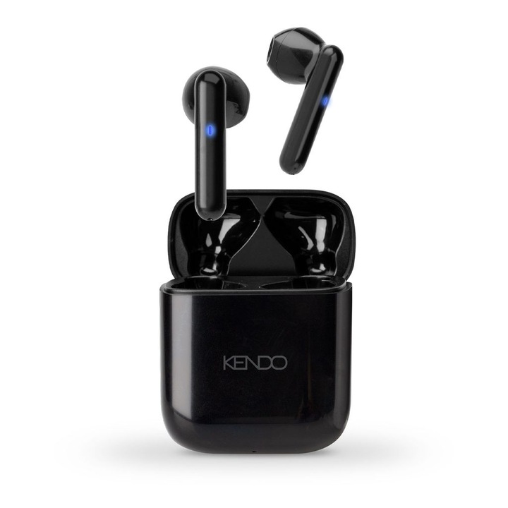 Casti True Wireless In-Ear KENDO TWS 21EXSW, Bluetooth, Negru