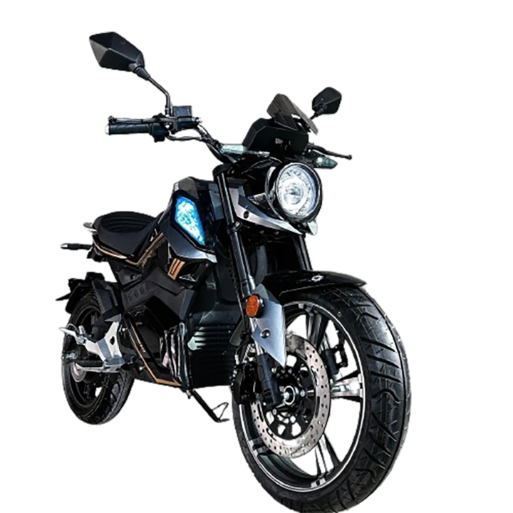 DAYI e-Vali elektromos motorkerékpár EEC, 5000W-os motor, 72V 73Ah Akkumulátor, Fekete