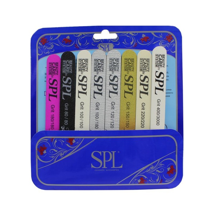 Pila pentru unghii (set 8 buc.) SPL 9998