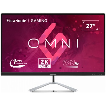 Monitor Gaming LED ViewSonic 27" VX2780J-2K, 2K, 170 Hz, Display Port, HDMI, Vesa, Pivot, Negru