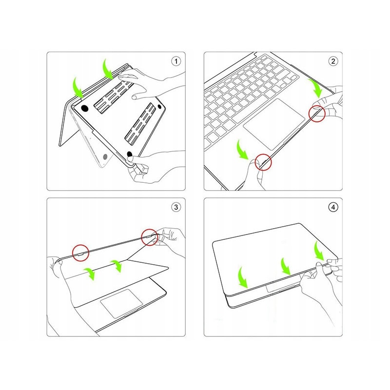Carcasa protectie, Alogy, Policarbonat, Pentru Macbook Air 13'', Roz