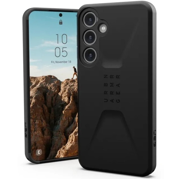 Husa de protectie UAG Civilian Series pentru Samsung Galaxy S24, Black