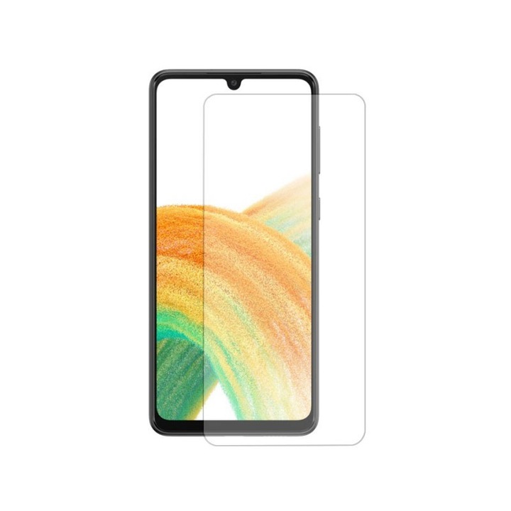 Samsung Galaxy A35 5G / A55 5G kompatibilis üvegfólia, előlapi, edzett, Bluestar