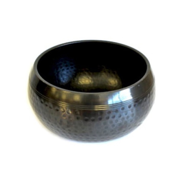 Mérlegtál, ősi bölcsesség, sárgaréz, 18 cm, fekete