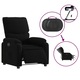 Fotoliu rabatabil electric vidaXL, negru, material textil