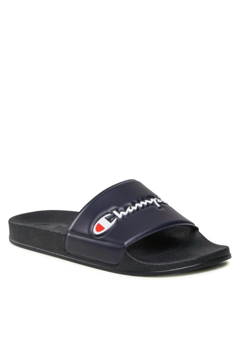 Papuci barbati, Champion, 302452118, Albastru, Piele ecologica, Albastru