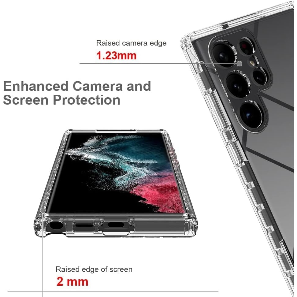 Husa 360 ALC Mobile, compatibila cu Samsung Galaxy S24 Ultra, V2 Transparent fata+spate