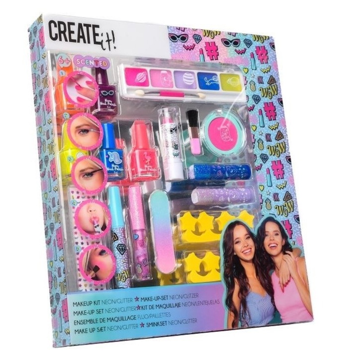 Комплект гримове, Create it!, Многоцветен, 6 години+
