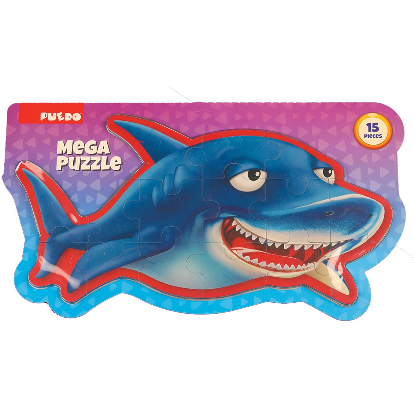 Puzzle din spuma Puedo - Rechin, 15 piese