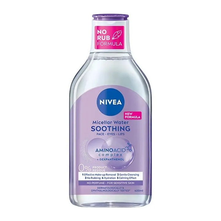 Nivea Sensitive 3 az 1-ben micellás víz érzékeny bőrre, 400 ml