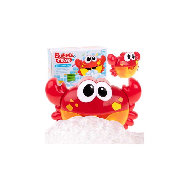 Buborékgenerátor habfürdő játék rák