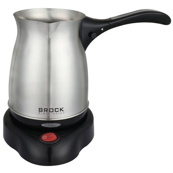 Aparat de cafea turcesc, Brock ECP 105, 500 W, 0, 5 L, Mokka, Espresso, Otel inoxidabil, Negru Aparat de cafea turcesc, Brock ECP 105, 500 W, 0, 5 L, Mokka, Espresso, Otel inoxidabil, Negru