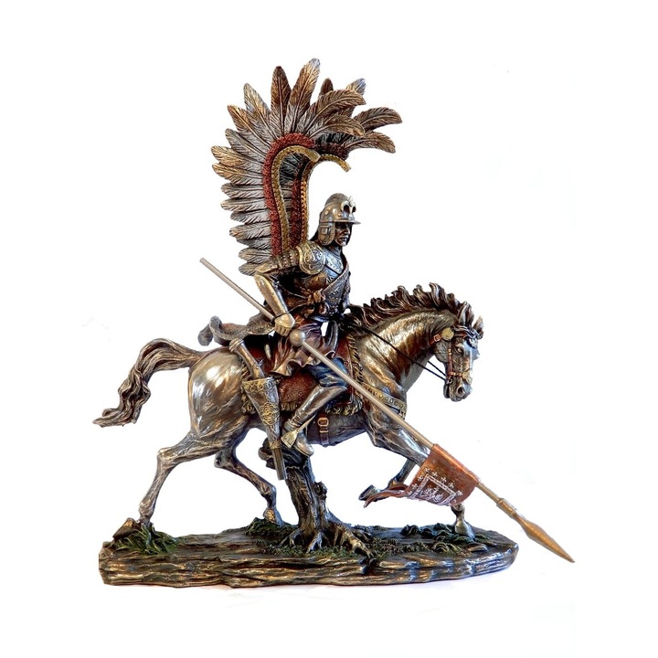 Figurina husarul polonez companion de armutura darul cavalierului soldat Veronese