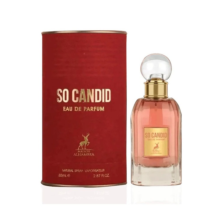 Eau de parfum, Alhambra, So Candid, 85 ml, Női