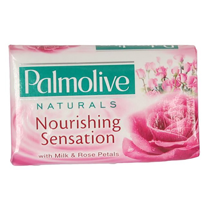 Комплект от 6 х Palmolive Naturals Milk and Rose твърд сапун, 90гр
