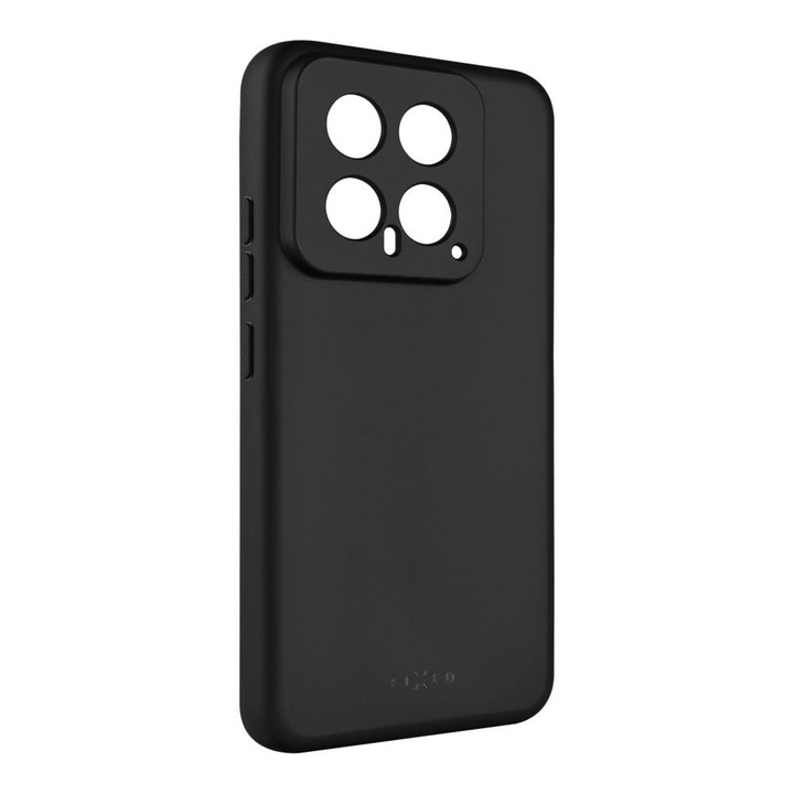 Husa telefon cauciucata Fixed Story pentru Xiaomi 14, neagra