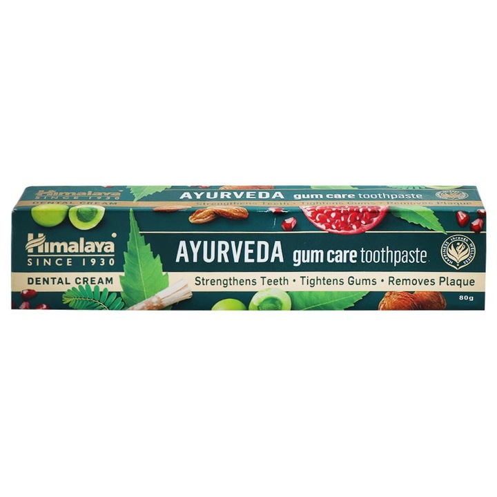 Pastă de dinți pentru îngrijirea gingiilor Himalaya Ayurveda, pe bază de plante, fara fluor, 150g