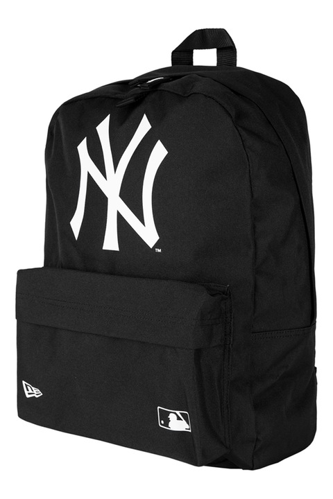 New Era, Rucsac unisex cu buzunar frontal Mlb Stadium, Negru, Alb