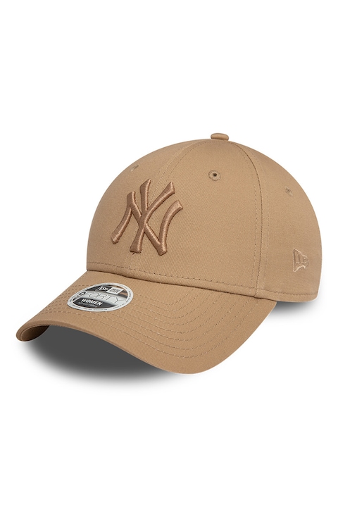 New Era, Sapca cu logo brodat New York Yankees, Bej deschis, 54-56 cm