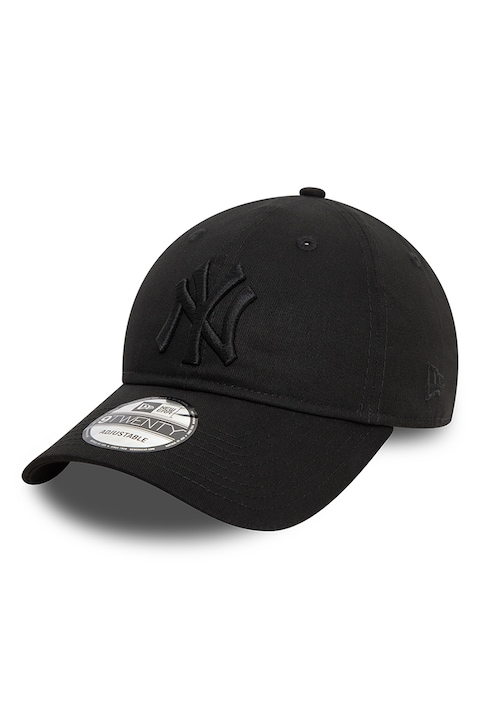 New Era, Шапка New York Yankees League Essential с лого, Черен, 56-62 CM
