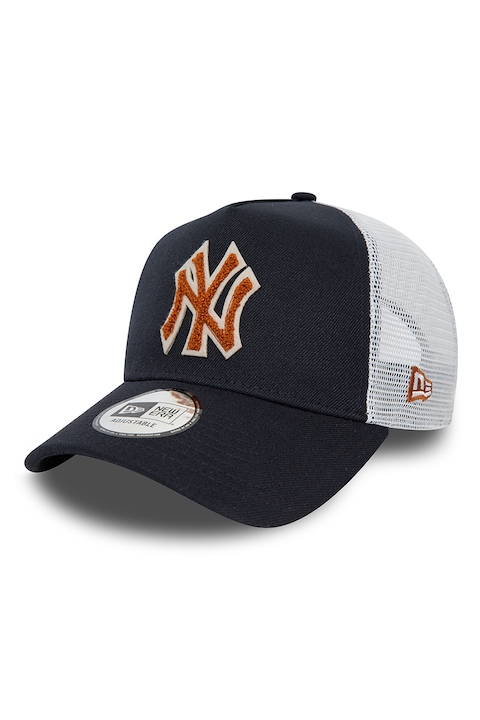New Era, Sapca cu logo New York Yankees, Alb, Albastru ultramarin, 56-62 CM