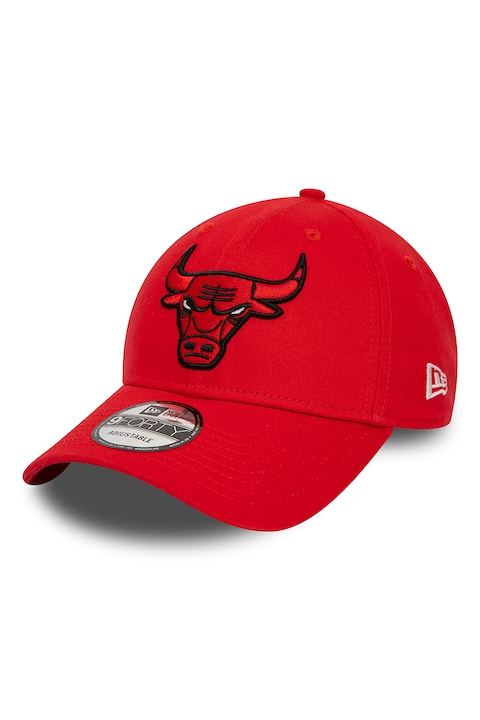 New Era, Sapca cu logo Chicago Bulls 9Forty, Rosu, Negru, 56-62 CM
