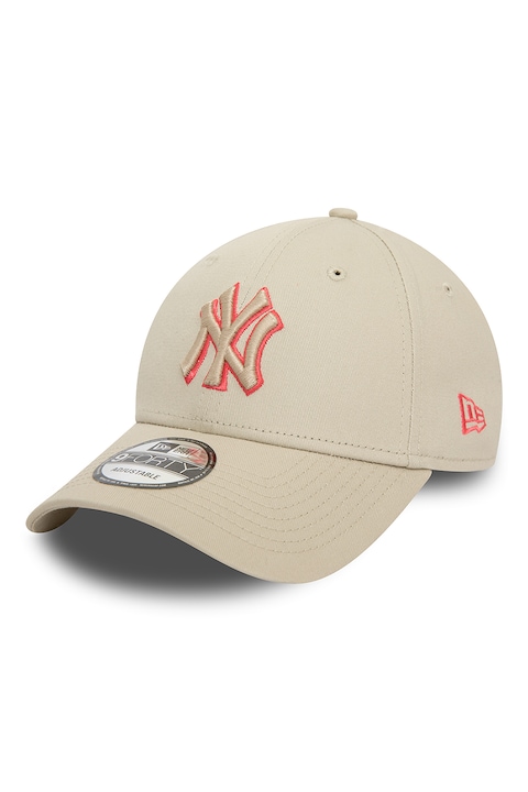 New Era, Sapca baseball New York Yankees, Portocaliu mandarina, Bej deschis, 56-62 CM