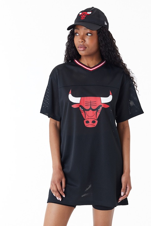 New Era, Chicago Bulls hálós anyagú ruha, Fekete