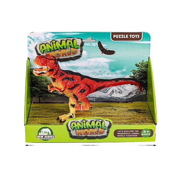 Dinoszaurusz figura, New Series, 230 x 120 x 55 cm, Többszínű